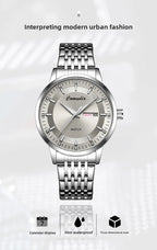 Fully Automatic Non Mechanical Men's Watch Men's Hollowed Out Waterproof Tide Glow in The Dark Dual Calendar