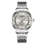 Fully Automatic Non Mechanical Men's Watch Men's Hollowed Out Waterproof Tide Glow in The Dark Dual Calendar